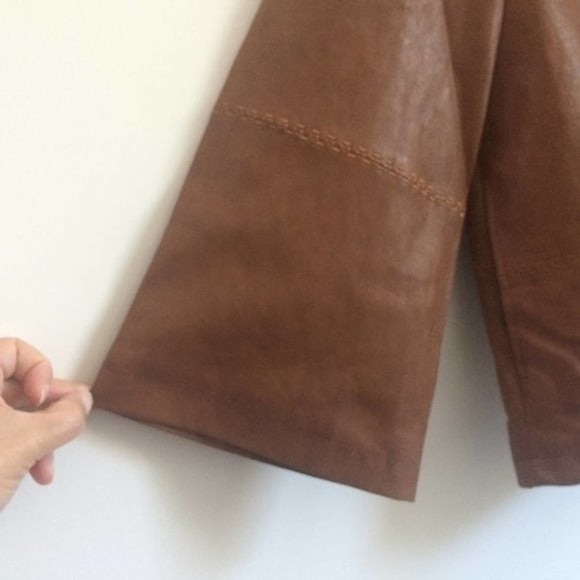 Anthro Hayden Embroidered Faux Leather Jacket - Small - Picture 11 of 12